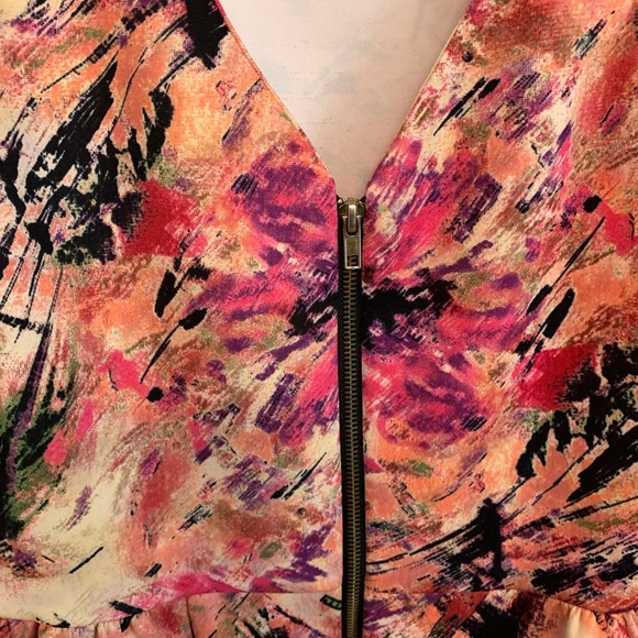 Charming Charlie RSVP bright patterned dress. Size XL - Picture 9 of 13